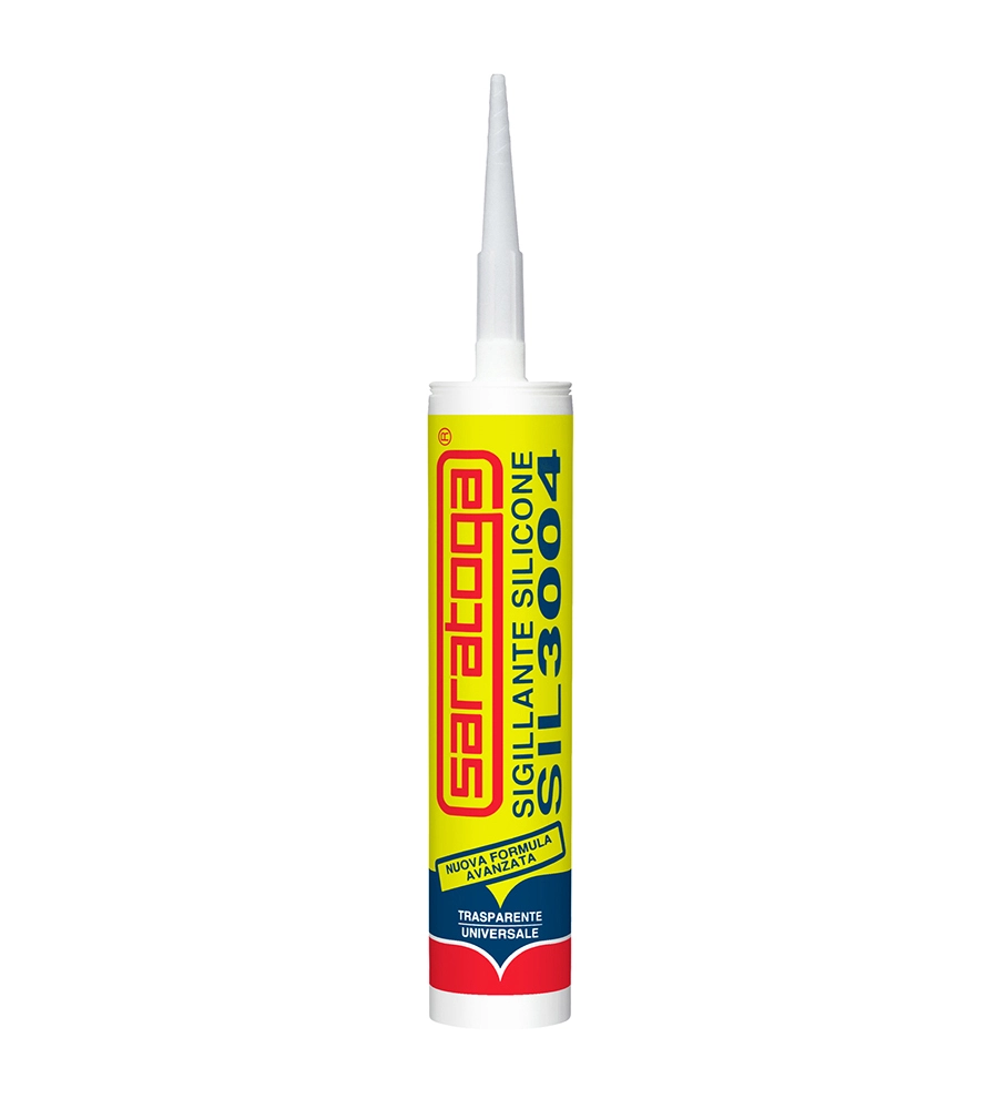 SILICONE TRASPARENTE SARATOGA "SIL 3004", 280 ML